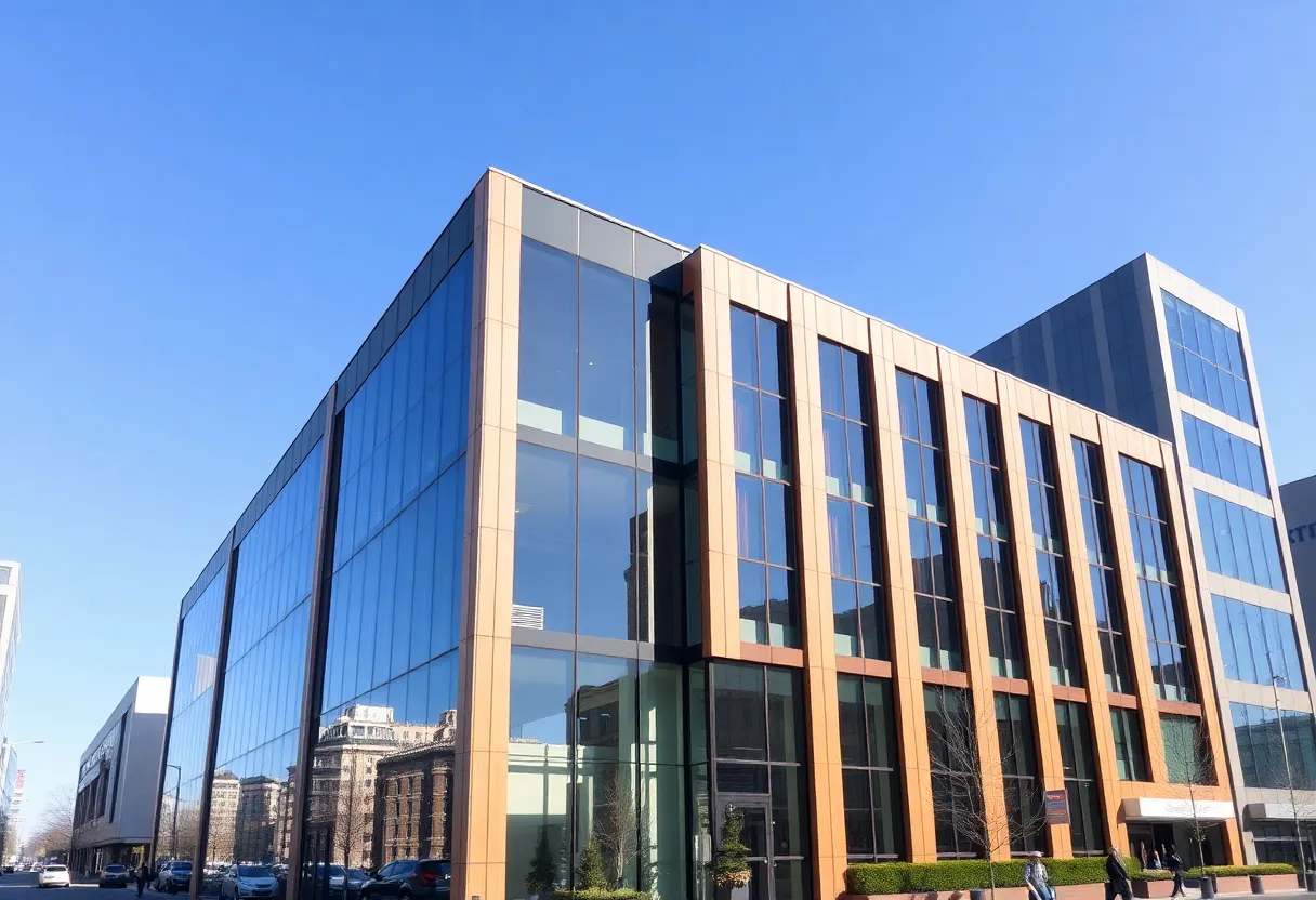 Modern office building at 2300 Main St. Irvine