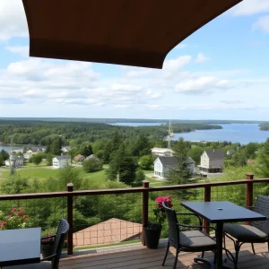 Outdoor view of La Sirena restaurant in Door County, Wisconsin