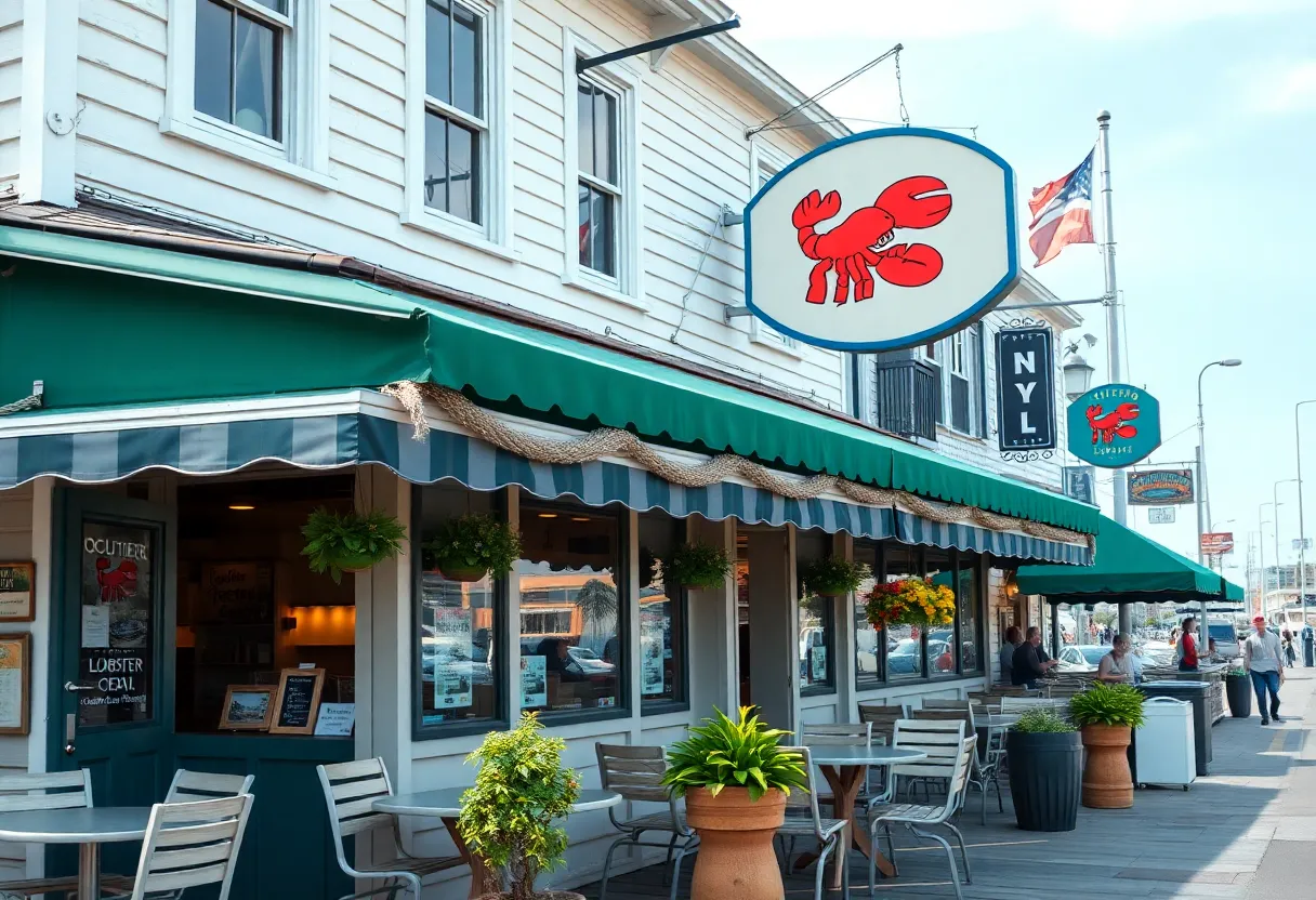 Exterior of Luke’s Lobster in Newport Beach