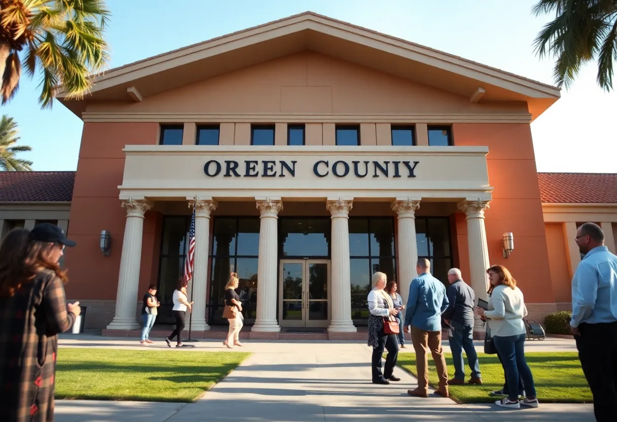 Exterior view of the Orange County Board of Supervisors building