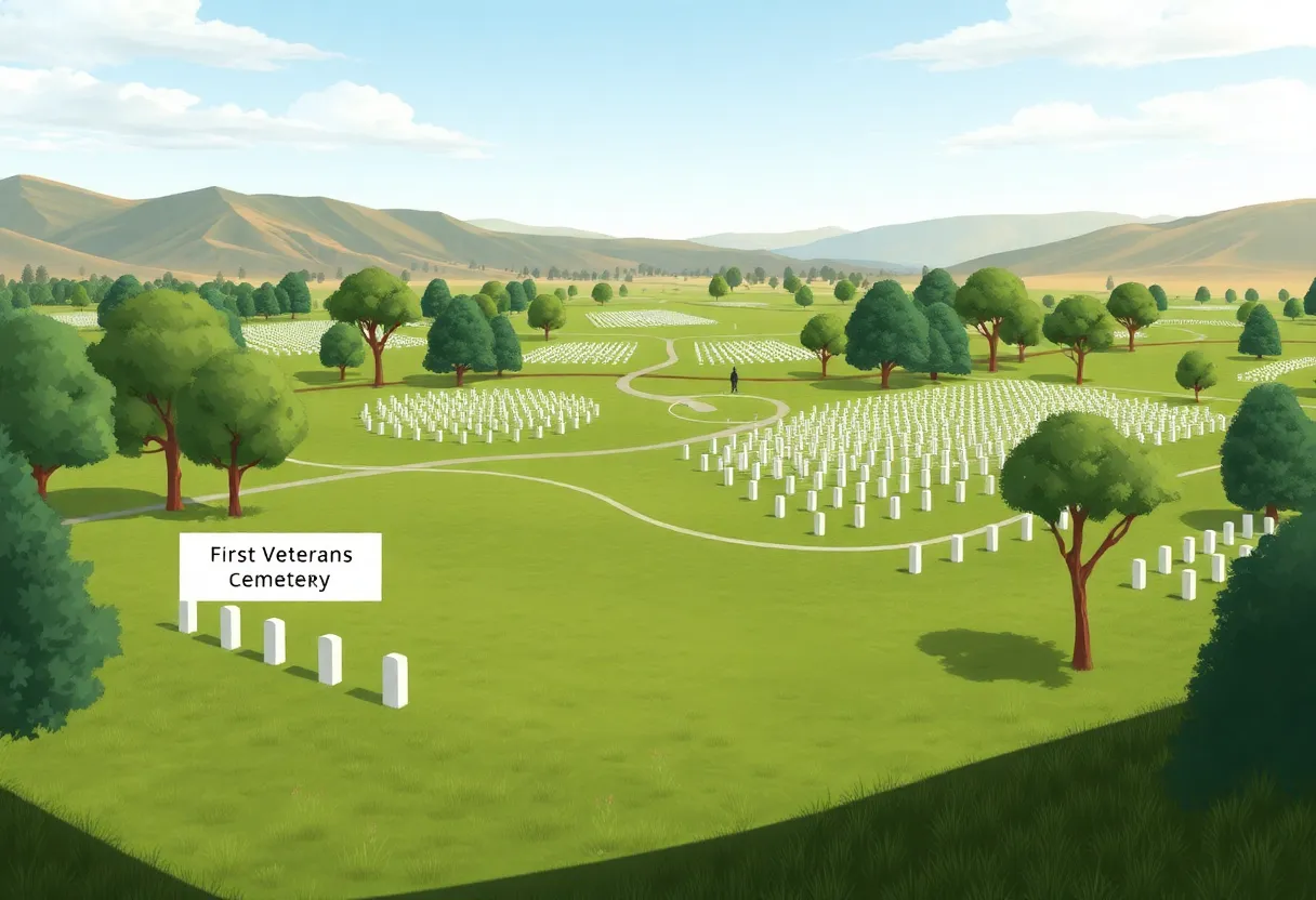 Proposed site for Southern California State Veterans Cemetery in Anaheim Hills