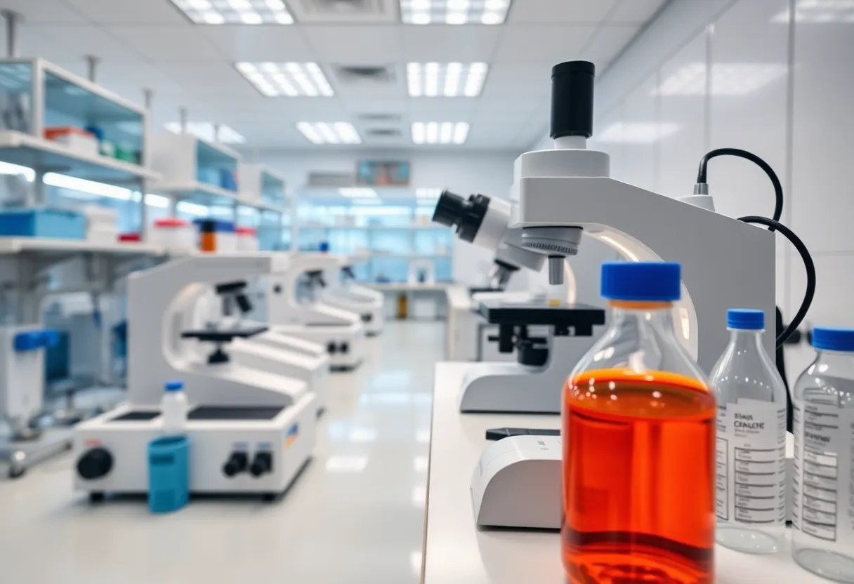 Laboratory equipment for DNA analysis