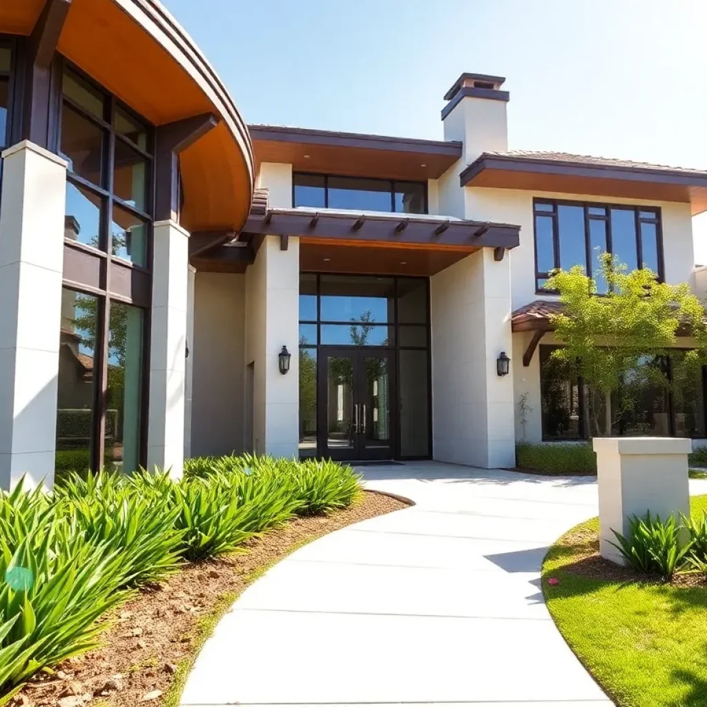 Exterior of a luxury home in Costa Mesa
