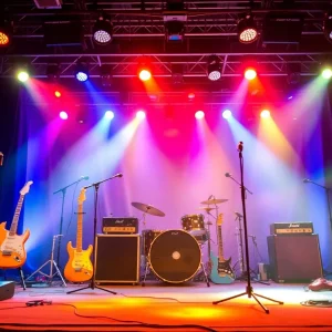 Stage performance of Million Dollar Quartet musical