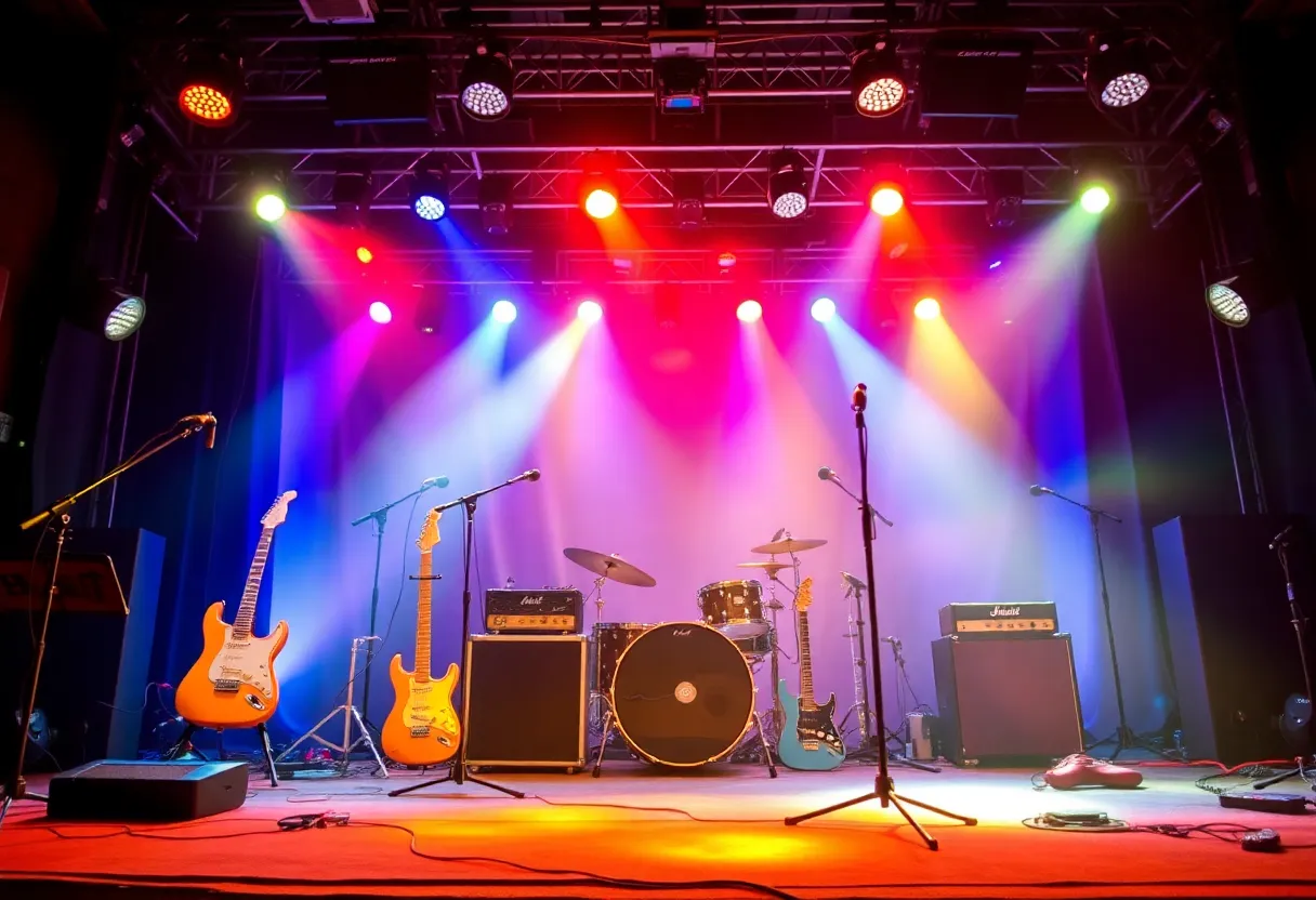 Stage performance of Million Dollar Quartet musical