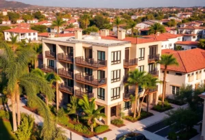 Exterior of a multifamily property in Costa Mesa, CA