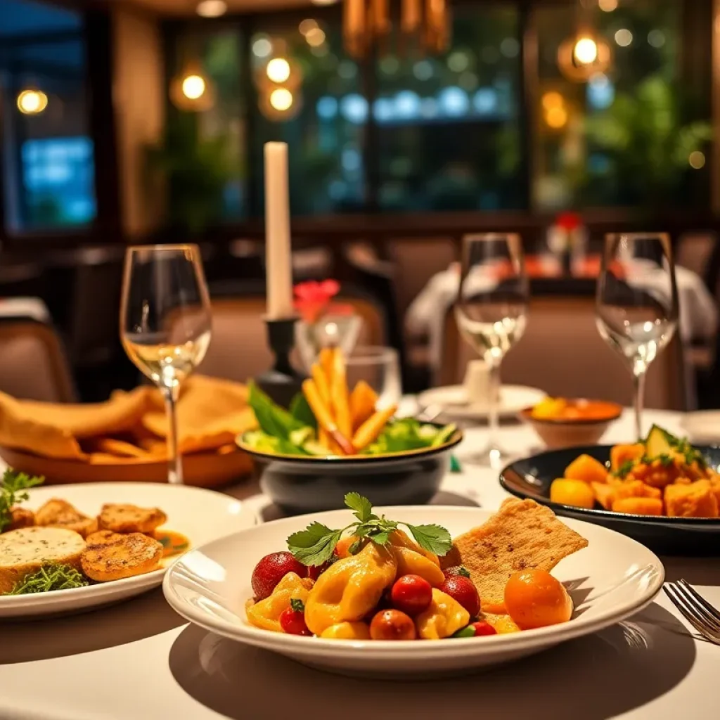 Multi-course fusion dining menu celebrating Filipino and Italian cuisine.