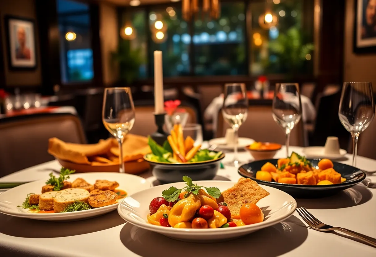 Multi-course fusion dining menu celebrating Filipino and Italian cuisine.