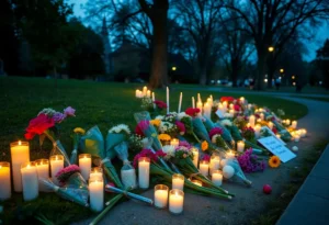 Vigil for a teenager who died in an e-motorcycle crash
