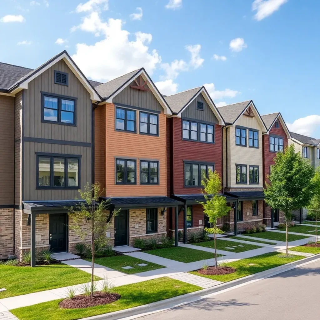 Rendering of San Ramon townhome development, Aria