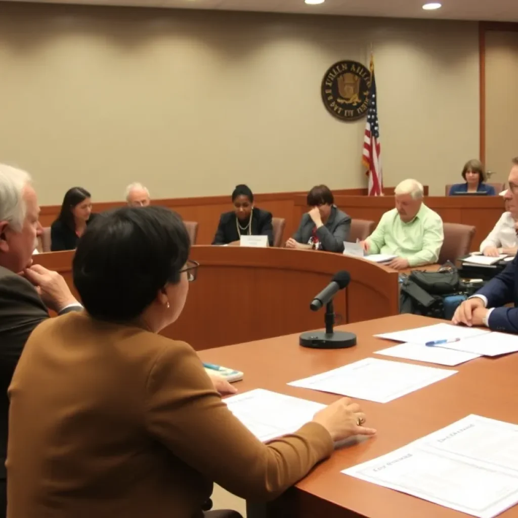 Santa Ana City Council discussing child care grant