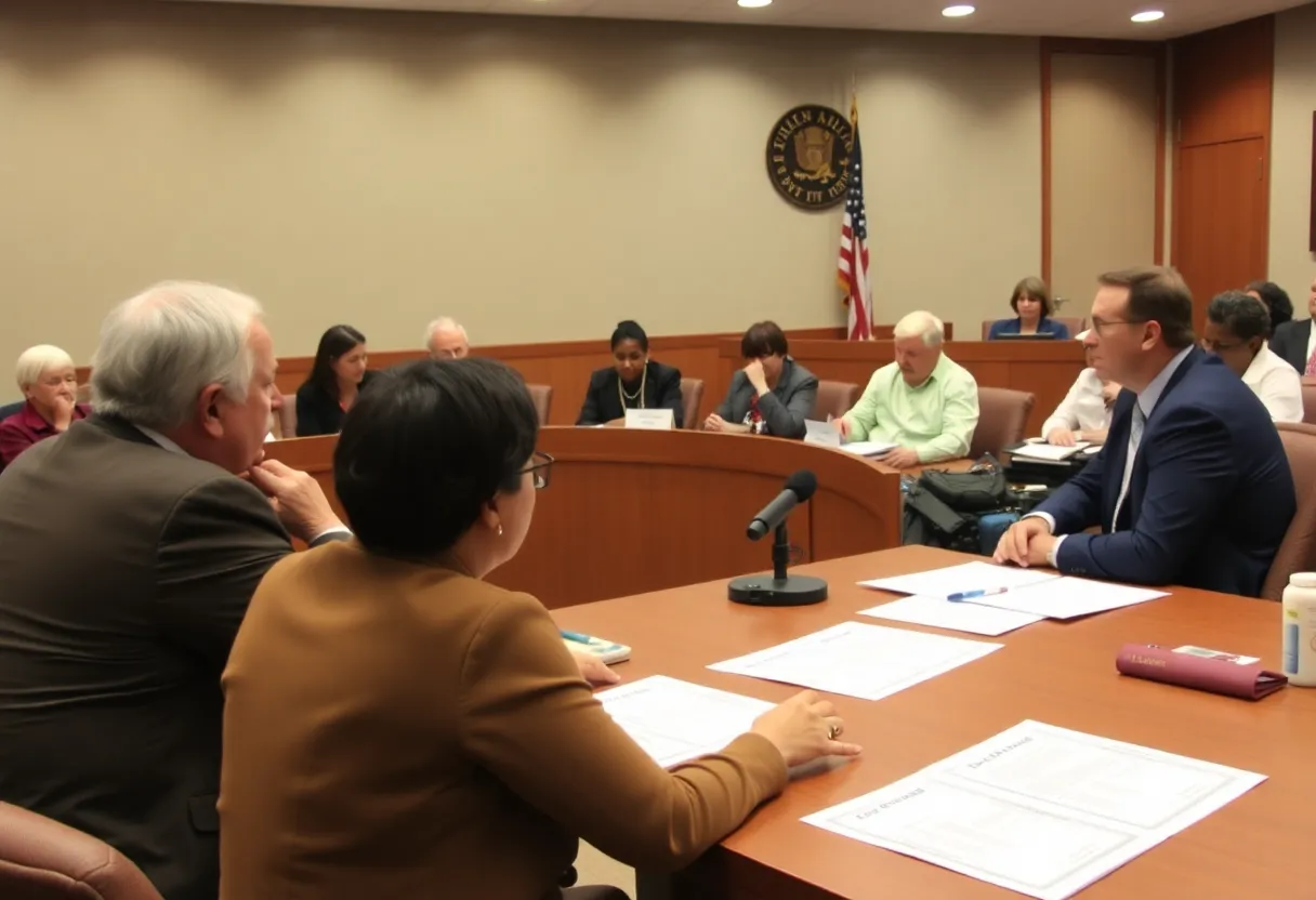 Santa Ana City Council discussing child care grant