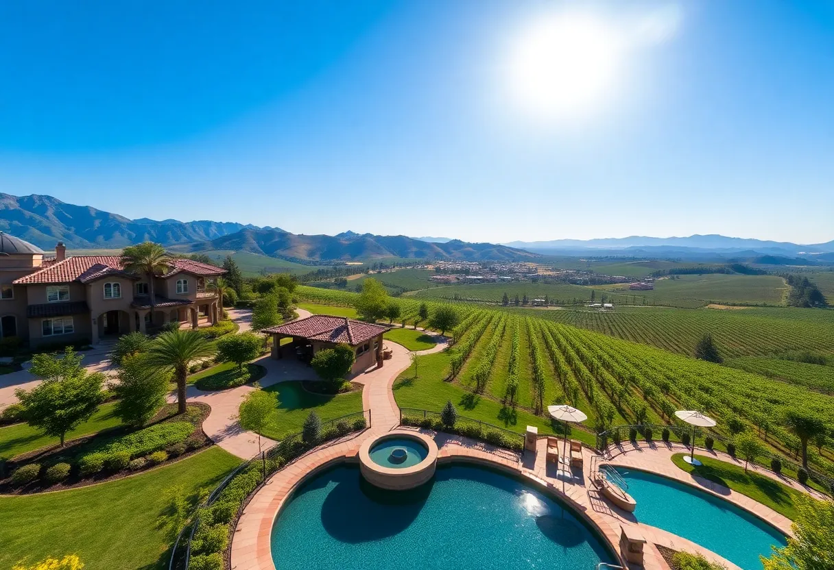 Luxury winery resort in Temecula, California