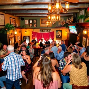 Crowd enjoying live music at Swallow's Inn in San Juan Capistrano