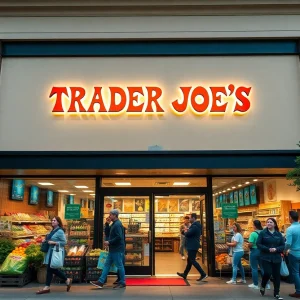 Here Product Spotlight Exterior of Trader Joe's new location in Costa Mesa