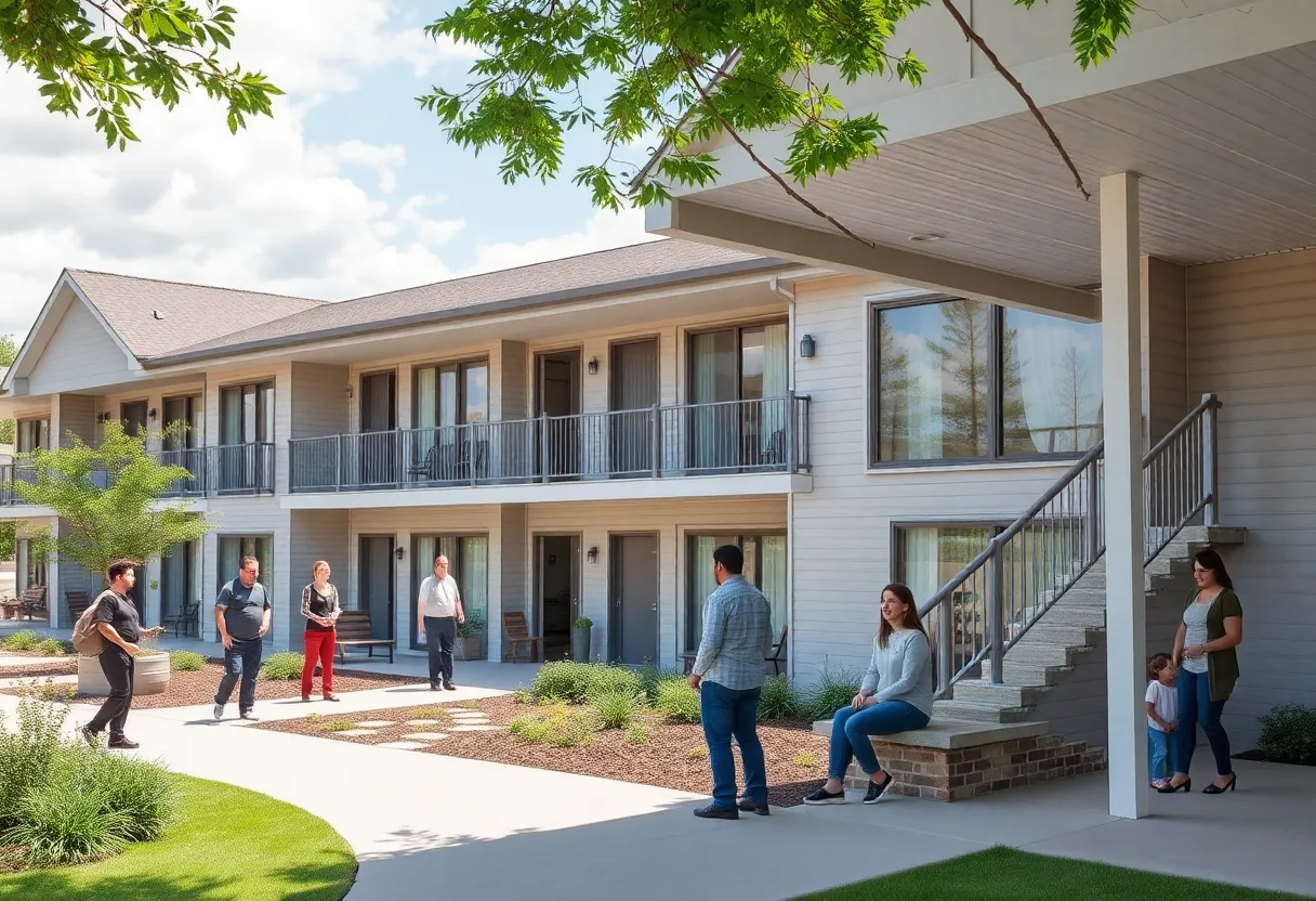 Former motel transformed into supportive housing units