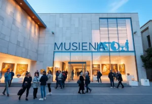 Exterior of the UC Irvine Langson Orange County Museum of Art