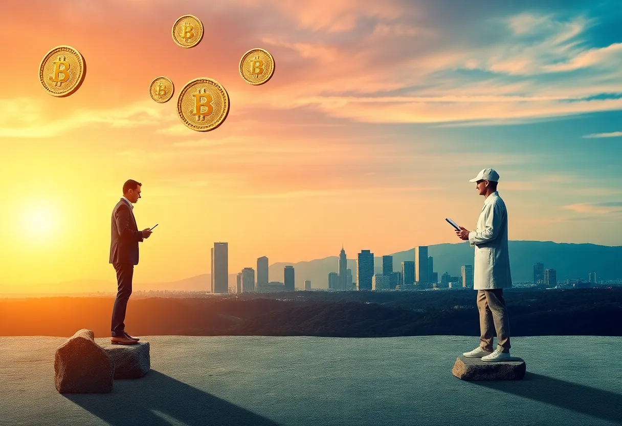 Conceptual image representing billionaires and healthcare funding in California