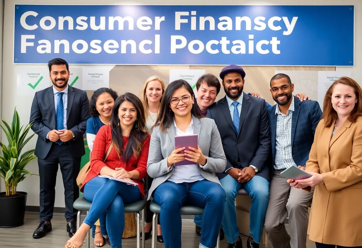 Illustration representing consumer financial protection in California