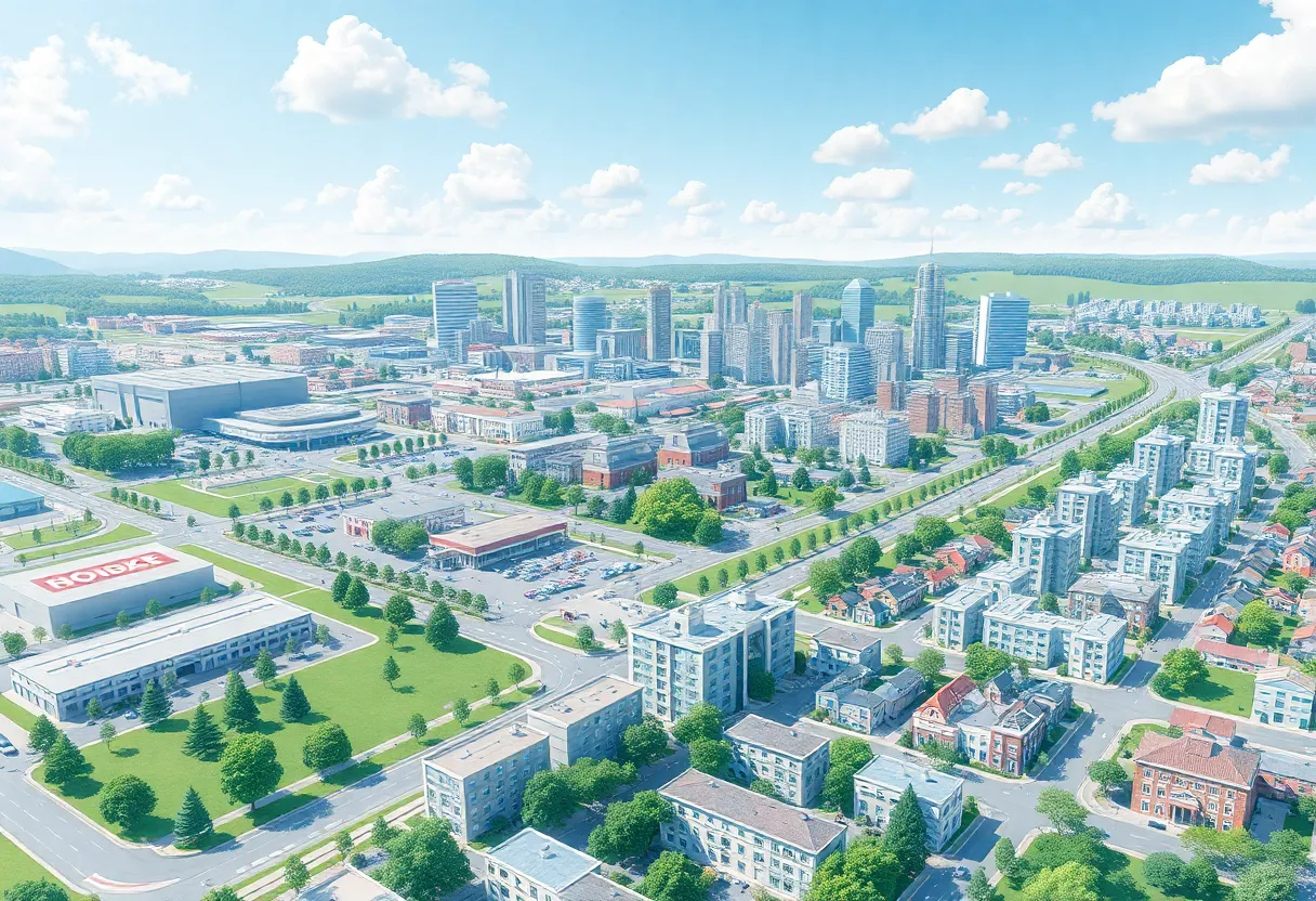 Conceptual illustration of the California Forever project