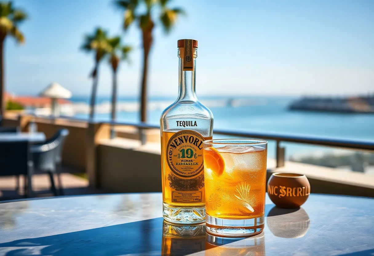 Exclusive Código Tequila bottle and cocktail at Lido House