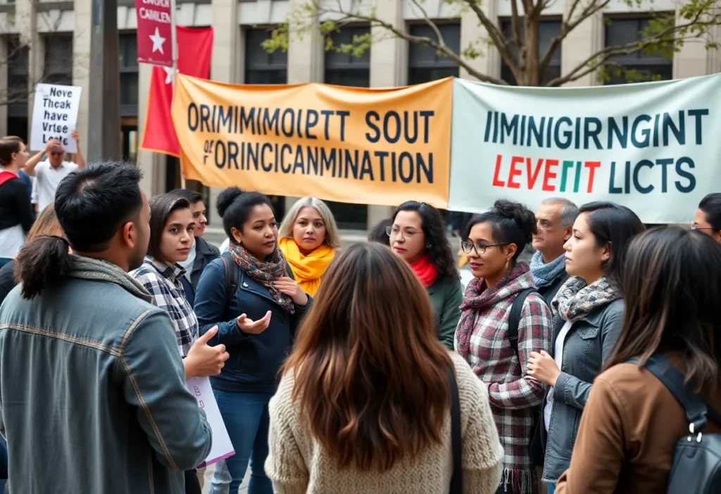 Activists gathering to support undocumented residents in Huntington Beach
