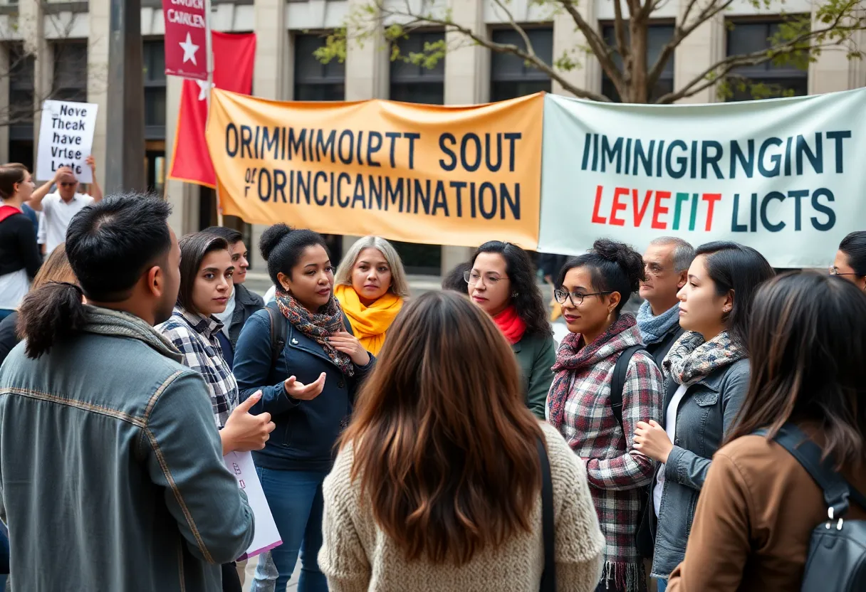Activists gathering to support undocumented residents in Huntington Beach