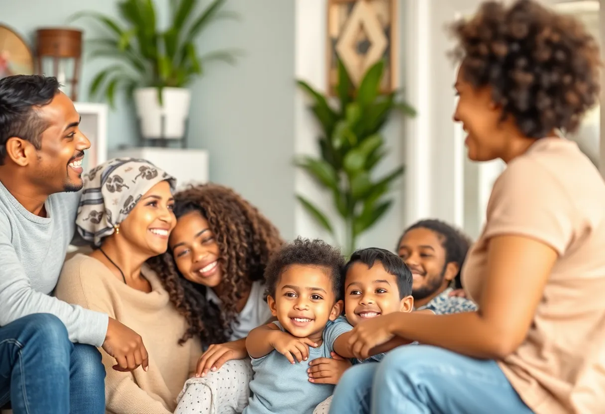 Families receiving community support for emergency rental and utility assistance
