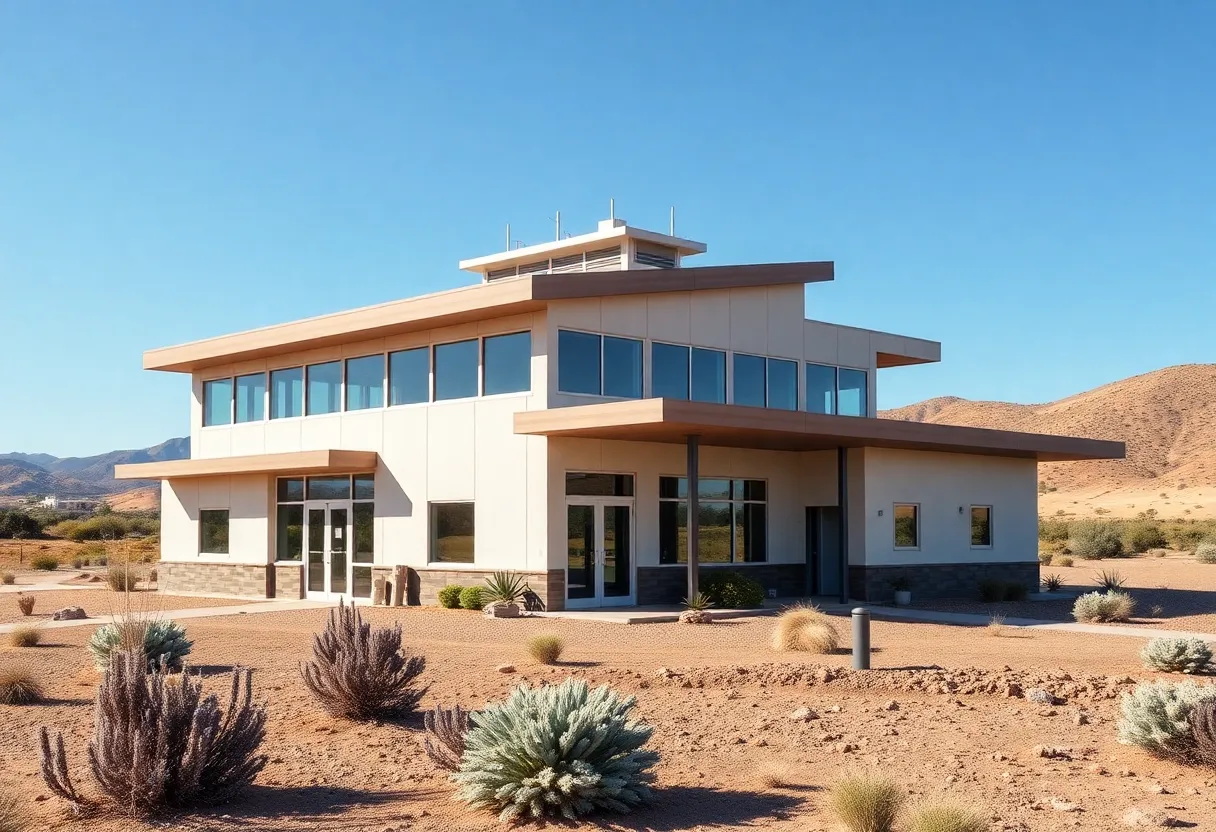 Construction of the Southern Regional Emergency Operations Center in Costa Mesa