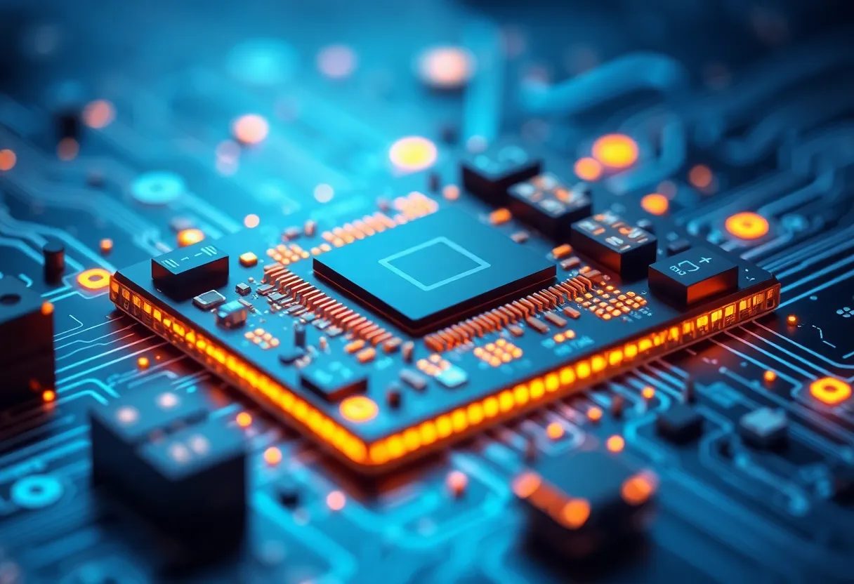 Futuristic custom semiconductor chips for AI technology
