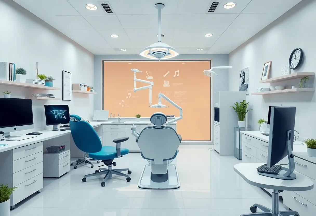 Dental office showcasing leadership and technology in the dental industry.