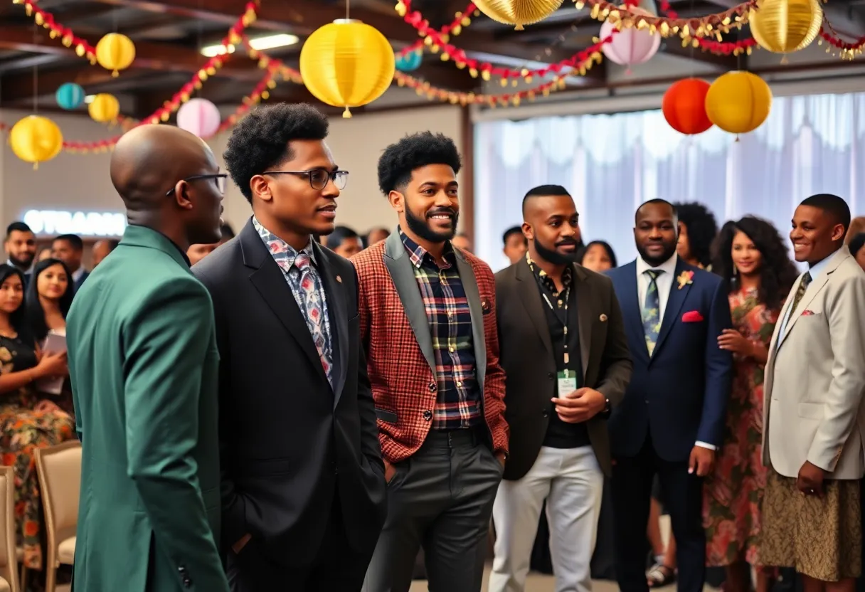 Guests at the Gentlemen’s Haberdashery fashion show event