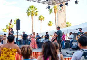 Performers showcasing cultural arts during an event in Orange County