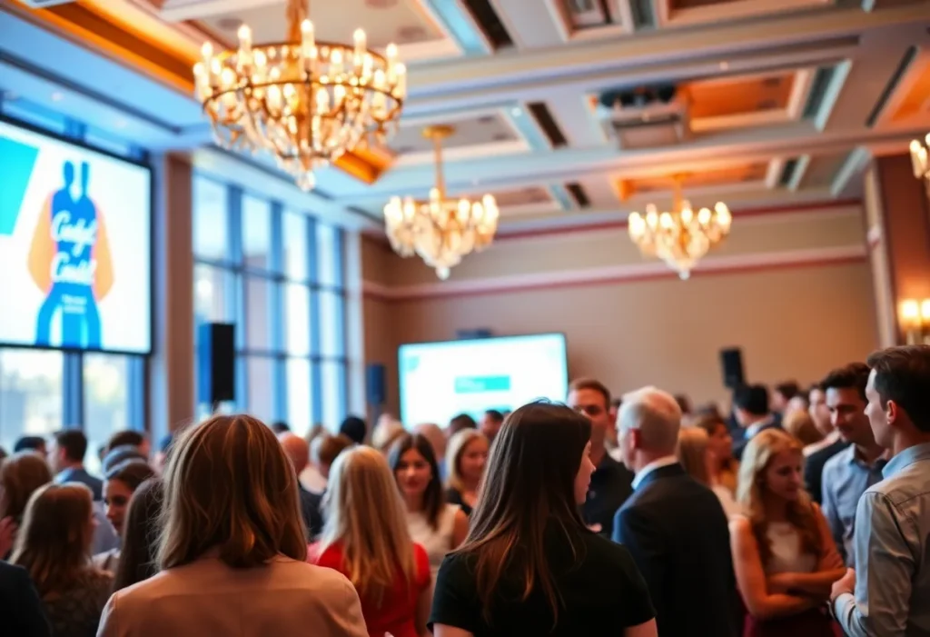 Image of a public relations award ceremony celebrating achievements in business.