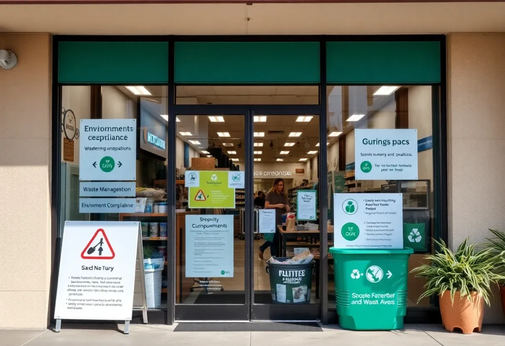 Sephora store in California highlighting environmental compliance