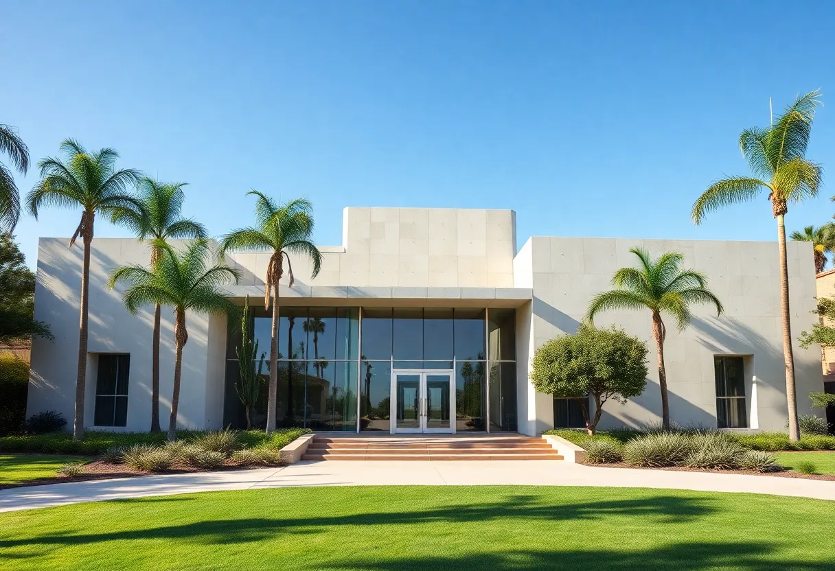 Exterior of UC Irvine Langson Orange County Museum of Art